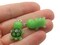 2 19mm Green Turtle Resin Charms Miniature Tortoise Animal Pendants